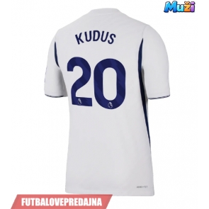 Lacne Muži Futbalové dres Tottenham Hotspur Mohammed Kudus #20 2026-27 Krátky Rukáv - Domáci